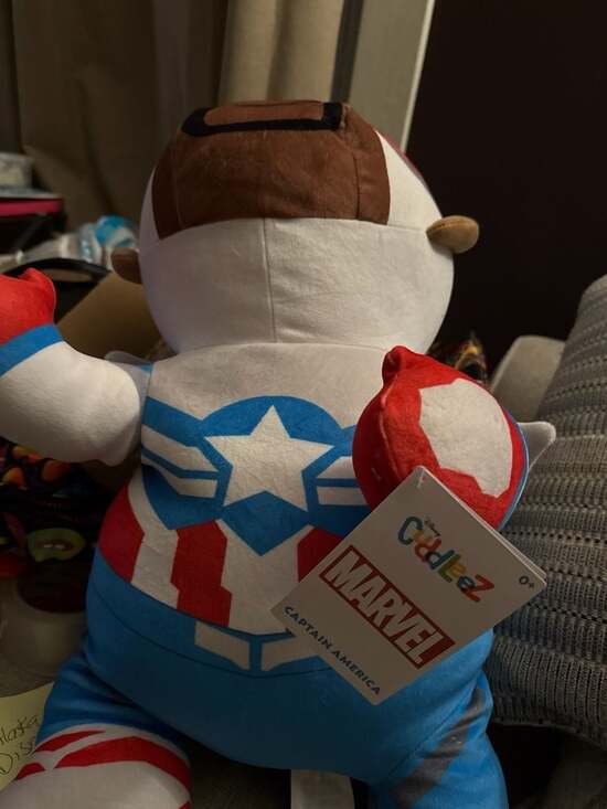 Disney Cuddleez Other - Disney Marvel Cuddleez Captain America Plush Large Soft Weighted Pillow NWT